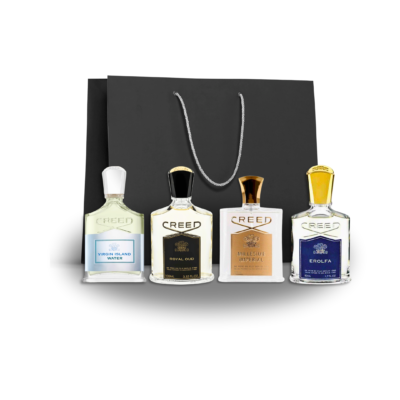 Aventus Creed- Virgin Island Water, Royal Oud, Millesime Imperial & Erolfa Set (4x30ml)