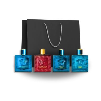 Versace- Eros EDT, Eros EDP, Eros Parfum & Eros Flame EDP Set (4x30ml)