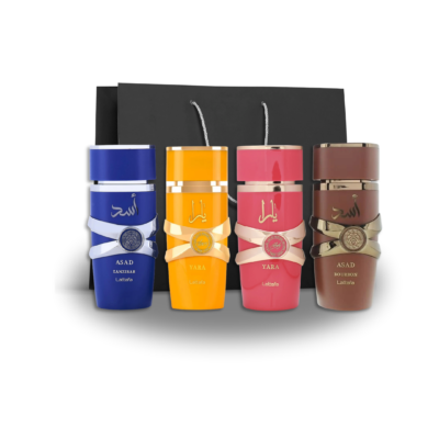 Yara Asad- Asad Zanzibar, Yara Tous, Yara Candy & Asad Bourbon Set (4x30ml)